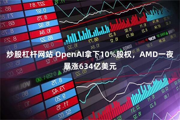 炒股杠杆网站 OpenAI拿下10%股权，AMD一夜暴涨634亿美元